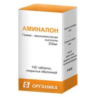 Аминалон табл. п/о 250 мг 100 шт.