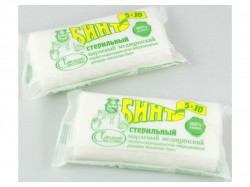 Бинт стерильный р. 5мх10см 36 г/м.кв.